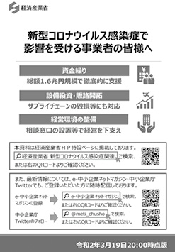 経済産業省　支援策