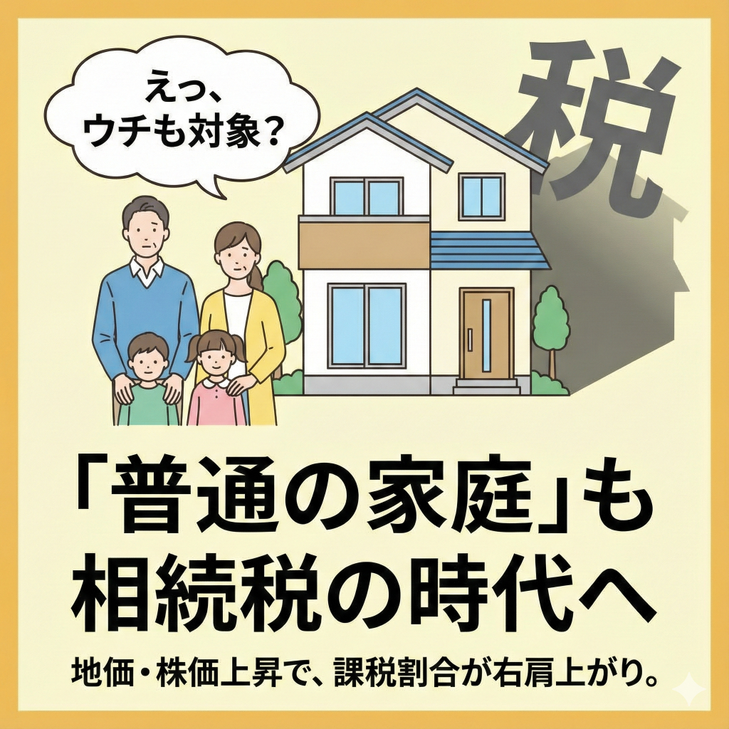身近になった相続税
